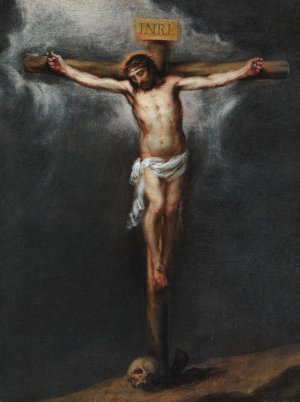 The Crucifixion by Bartolome Esteban Murillo Oil Painting