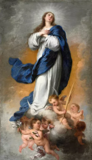 The Immaculate Conception by Bartolome Esteban Murillo Oil Painting