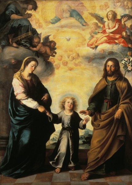 The Return of the Holy Family from Egypt by Bartolome Esteban Murillo - Hand-Painted Oil Painting Reproduction