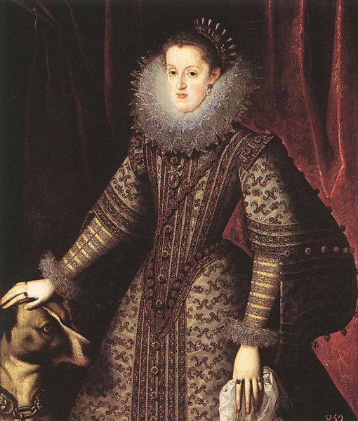 Queen Margarita of Austria by Bartolome Gonzalez y Serrano - Hand-Painted Oil Painting Reproduction