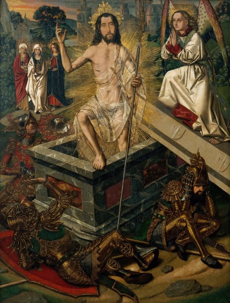 Main Product Photo of Resurrection  Painting by Bartolome Bermejo