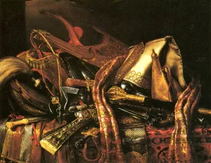Turkish Arms by Bartolomeo Bimbi Oil Painting