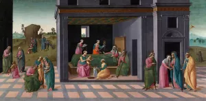Scenes from the Life of Saint John the Baptist by Bartolomeo Di Giovanni Oil Painting