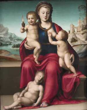 Caritas by Bartolomeo Di Zanobi Di Benedetto Ghetti Oil Painting