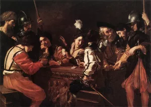 The Guard Room Oil painting by Bartolomeo Manfredi