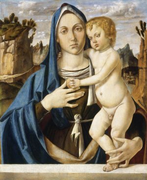 Madonna and Child by Bartolomeo Montagna Oil Painting