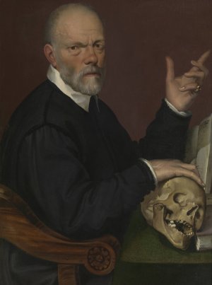 Portrait of the Physician Carlo Fontana by Bartolomeo Passarotti Oil Painting