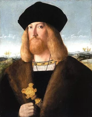 Portrait of a Bearded Gentleman painting by Bartolomeo Veneto