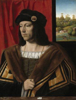 Portrait of a Gentleman by Bartolomeo Veneto Oil Painting