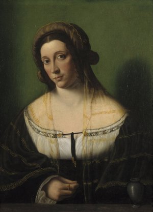 Portrait of a Lady as Mary Magdalen by Bartolomeo Veneto Oil Painting