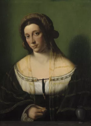 Portrait of a Lady as Mary Magdalen by Bartolomeo Veneto Oil Painting