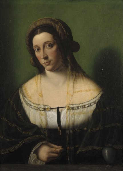 Main Product Photo of Portrait of a Lady as Mary Magdalen Painting by Bartolomeo Veneto
