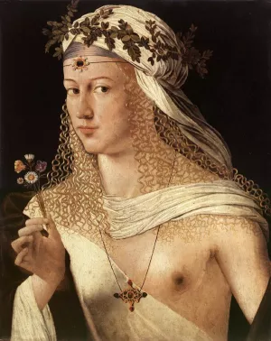 Portrait of a Woman by Bartolomeo Veneto Oil Painting