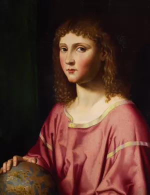 The Infant Christ as Salvator Mundi by Bartolomeo Veneto Oil Painting