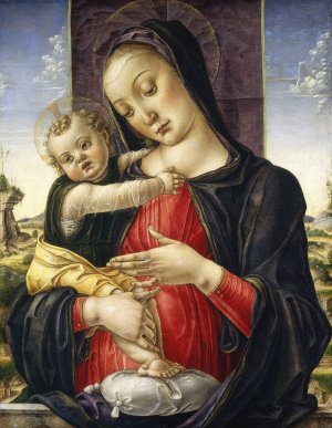 Madonna and Child by Bartolomeo Vivarini Oil Painting