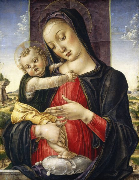 Main Product Photo of Madonna and Child  Painting by Bartolomeo Vivarini