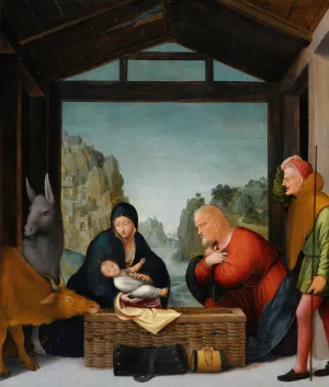 The Adoration of the Shepherds by Bartolommeo Suardi Oil Painting