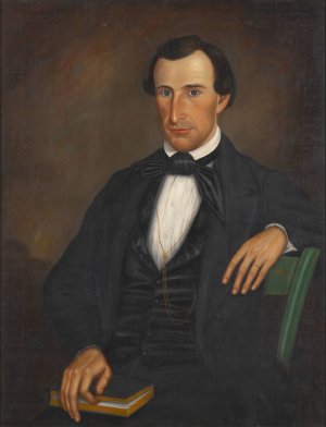 Portrait of Dr. Lewis D. Lyons by Barton Stone Hays Oil Painting