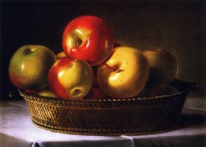 Still LIfe with Apples in a Basket