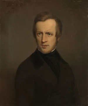 Johannes Wernardus Bilders Oil painting by Bastiaan De Poorter