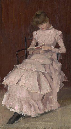 Peach Blossom by Beatrice Godwin Whistler Oil Painting