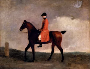 A Hunt Servant painting by Ben Marshall