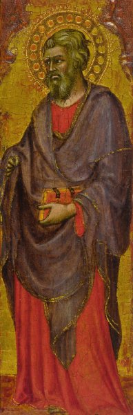 A Male Saint by Benedetto Di Bindo Oil Painting