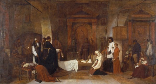Main Product Photo of Church of Cervara  Painting by Benet Mercade