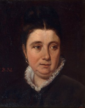 Portrait of Senyora Anita by Benet Mercade Oil Painting