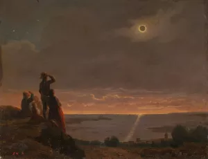 Solar Eclipse by Bengt Nordenberg Oil Painting
