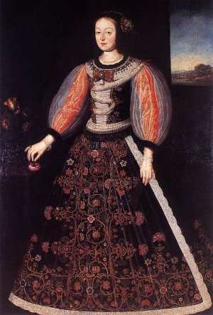 Portrait of Princess Anna Julianna Eszterhazy, Wife of Count Ferenc Nadasdy