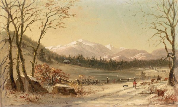 Main Product Photo of White Mountains  Painting by Benjamin Champney