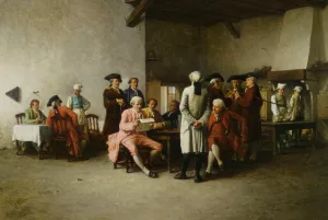 The Clubroom painting by Benjamin Eugene Fichel