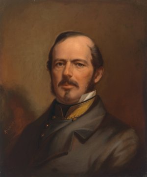 Joseph Eggleston Johnston by Benjamin Franklin Reinhart Oil Painting