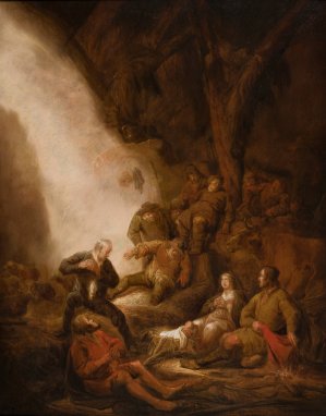 Adoration Of The Shepherds by Benjamin Gerritsz Cuyp Oil Painting