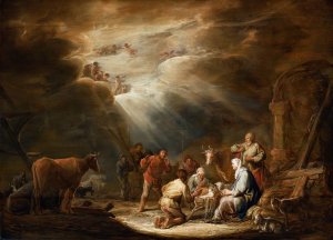 Adoration Of The Shepherds by Benjamin Gerritsz Cuyp Oil Painting