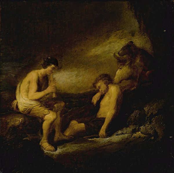 Argus, Mercury And Io by Benjamin Gerritsz Cuyp - Hand-Painted Oil Painting Reproduction