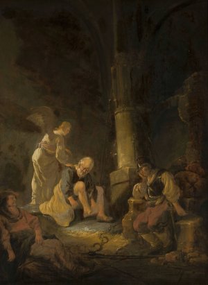 Release of St. Peter from prison by Benjamin Gerritsz Cuyp Oil Painting