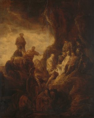 The Entombment by Benjamin Gerritsz Cuyp Oil Painting