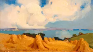 Mounts Bay, Cornwall Oil painting by Benjamin Haughton
