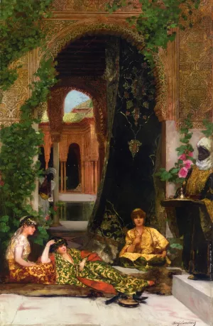 Harem Women painting by Benjamin Jean Joseph Constant