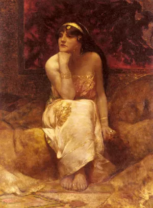 Queen Herodiade by Benjamin Jean Joseph Constant - Oil Painting Reproduction