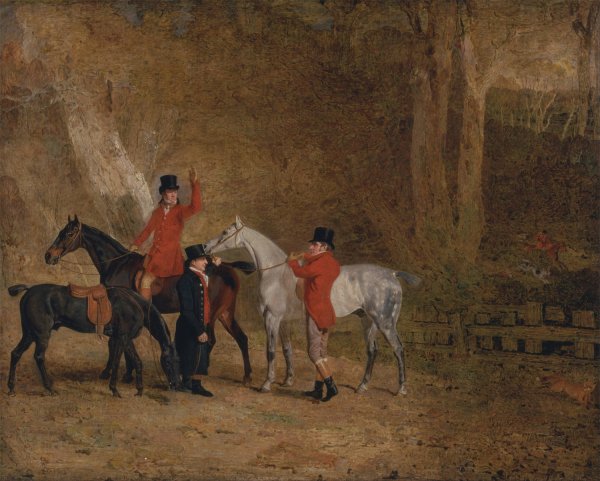 Main Product Photo of Foxhunting Scene  Painting by Benjamin Marshall