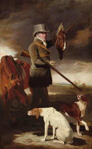 J.G. Shaddick, the Celebrated Sportsman by Benjamin Marshall Oil Painting