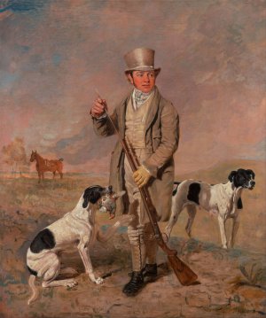 Portrait Of A Sportsman, Possibly Richard Prince by Benjamin Marshall Oil Painting
