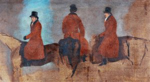 Studies of Riders in the Hunting Field by Benjamin Marshall Oil Painting