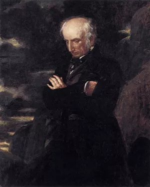 Wordsworth on Helvellyn painting by Benjamin Robert Haydon