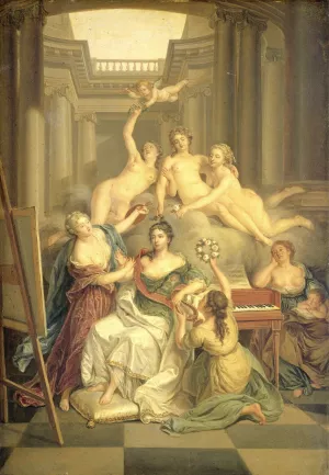 Frederika Sophia Wilhelmina of Prussia Oil painting by Benjamin Samuel Bolomey
