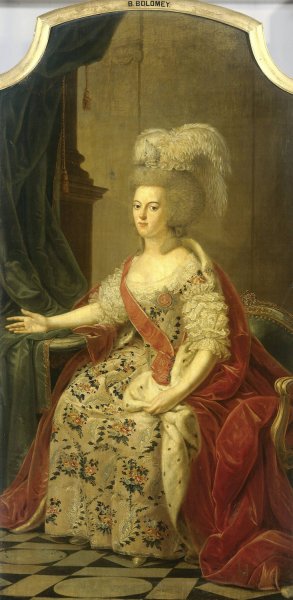 Frederika Sophia Wilhelmina of Prussia Oil painting by Benjamin Samuel Bolomey