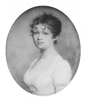 Mrs. Fox of Swedesboro, New Jersey by Benjamin Trott Oil Painting